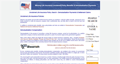 Desktop Screenshot of demutualization-claims.com